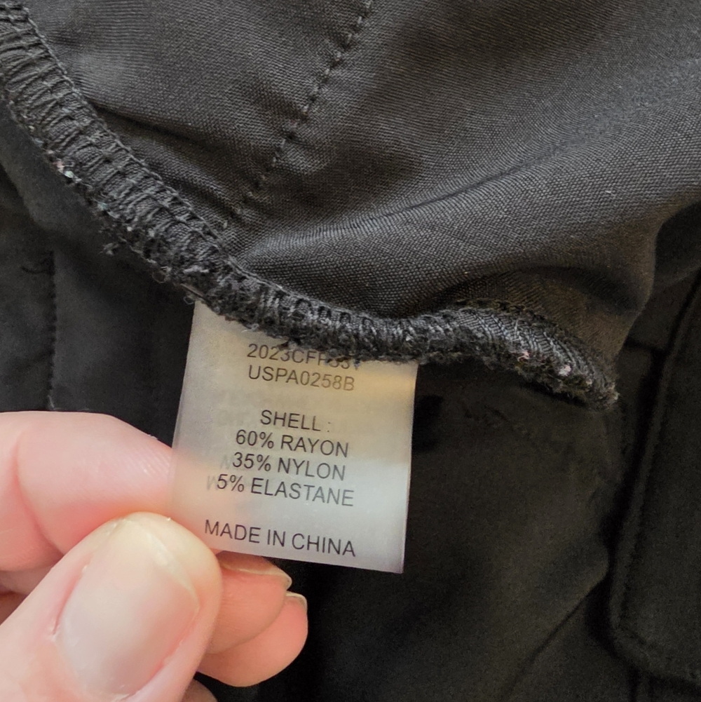 Universal Standard Cigarette Ponte Black Dress Pants - Picture 12 of 13